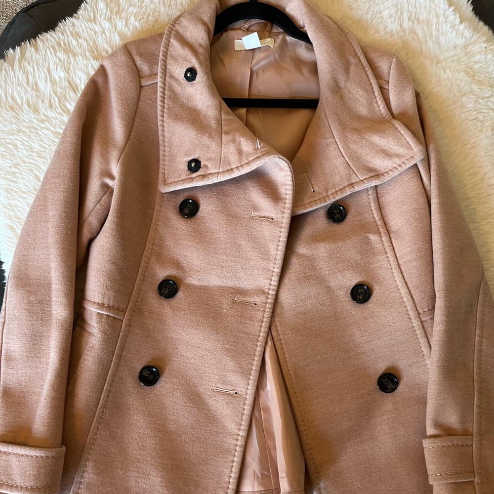 Blush pink coat